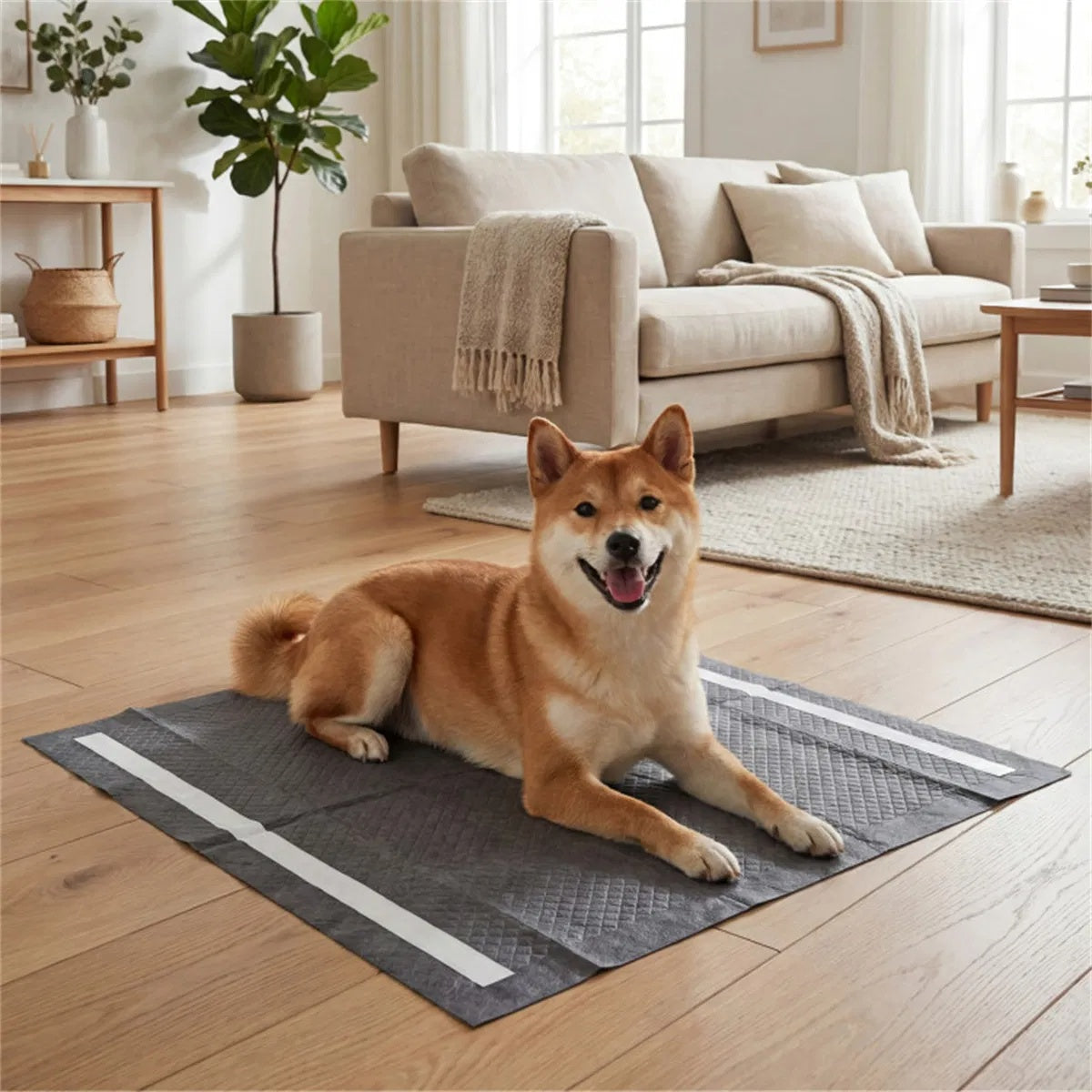 150 Pack Charcoal Dog Pee Pads 24 24, 6 Layer Ultra Absorbent Pet Training Pads With Odor Control