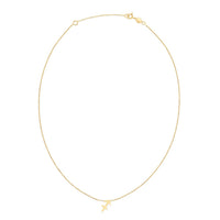 14K Yellow Gold Sagittarius Necklace