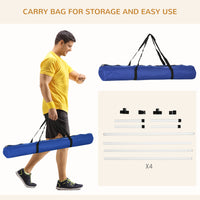 4-piece Dog Agility Training Equipment With Height-adjustable Jumping Poles