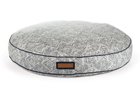 Round Pet Bed in Sapphire Spaniel - BIG FRENCHIES