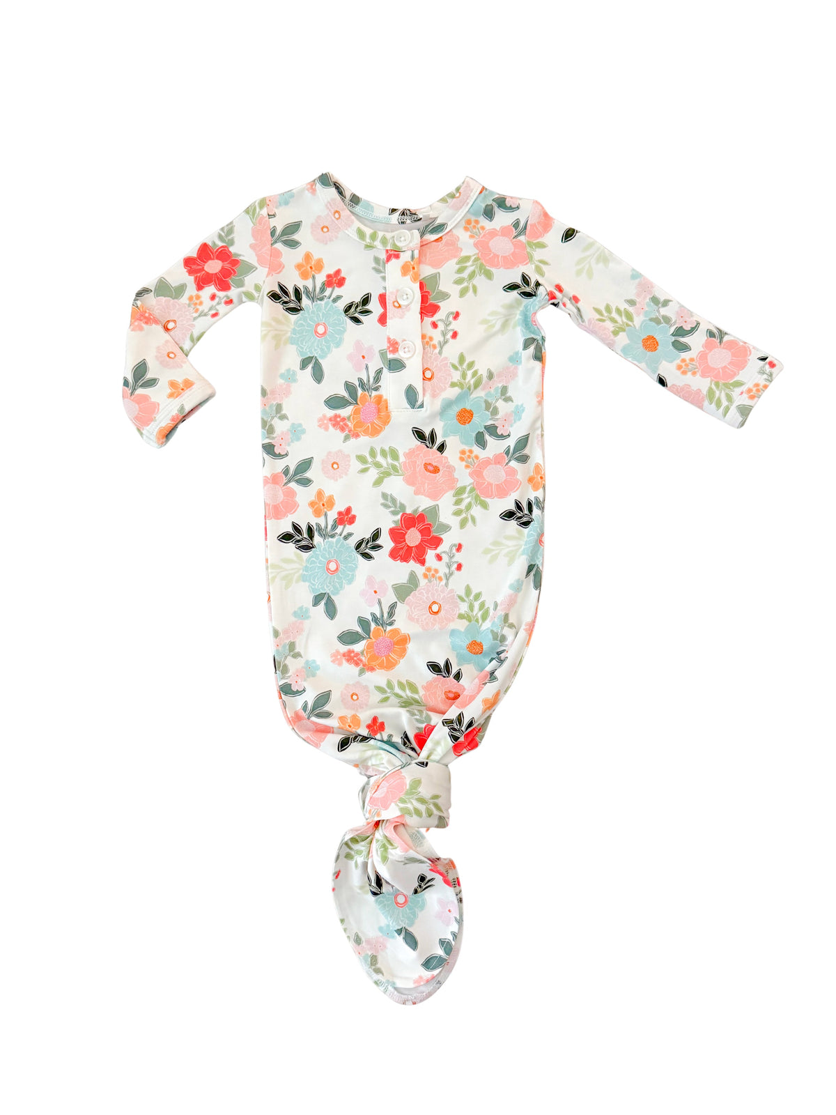 Cottage Blooms Knotted Gown - BIG FRENCHIES