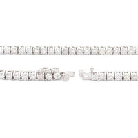6.85ct Moissanite Tennis Necklace Sterling Silver