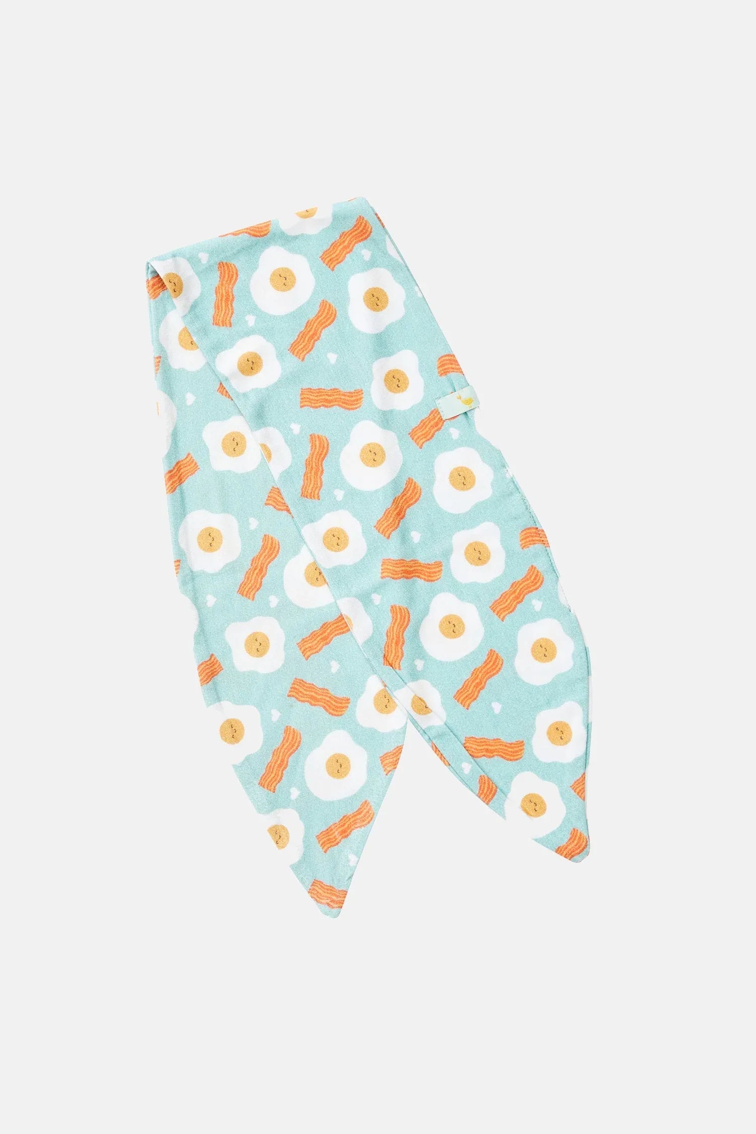 Bow Headband - Bacon & Eggs Blue - BIG FRENCHIES