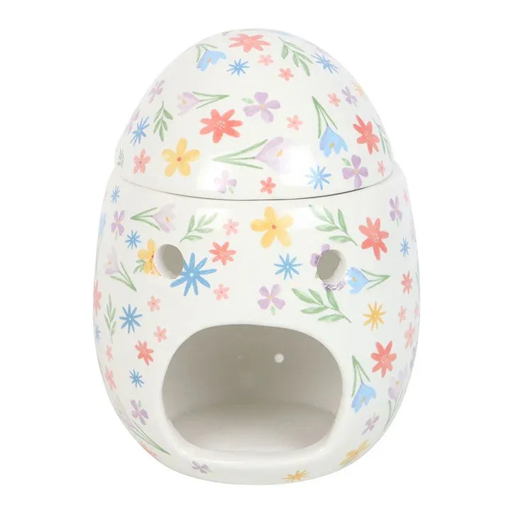 Spring Floral Print Easter Egg Oil Burner and Wax Warmer - BIG FRENCHIES