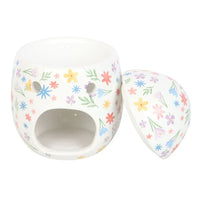 Spring Floral Print Easter Egg Oil Burner and Wax Warmer - BIG FRENCHIES