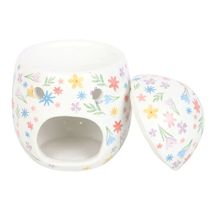 Spring Floral Print Easter Egg Oil Burner and Wax Warmer - BIG FRENCHIES