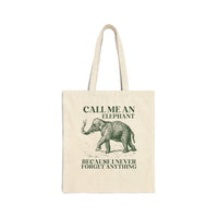 Elephant Animal Lover Tote - BIG FRENCHIES