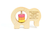 Elephant Wooden Baby Rattle - BIG FRENCHIES