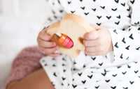 Elephant Wooden Baby Rattle - BIG FRENCHIES