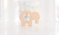 Elephant Wooden Baby Rattle - BIG FRENCHIES