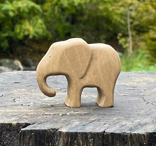 Wooden Elephant Calf Toy - BIG FRENCHIES