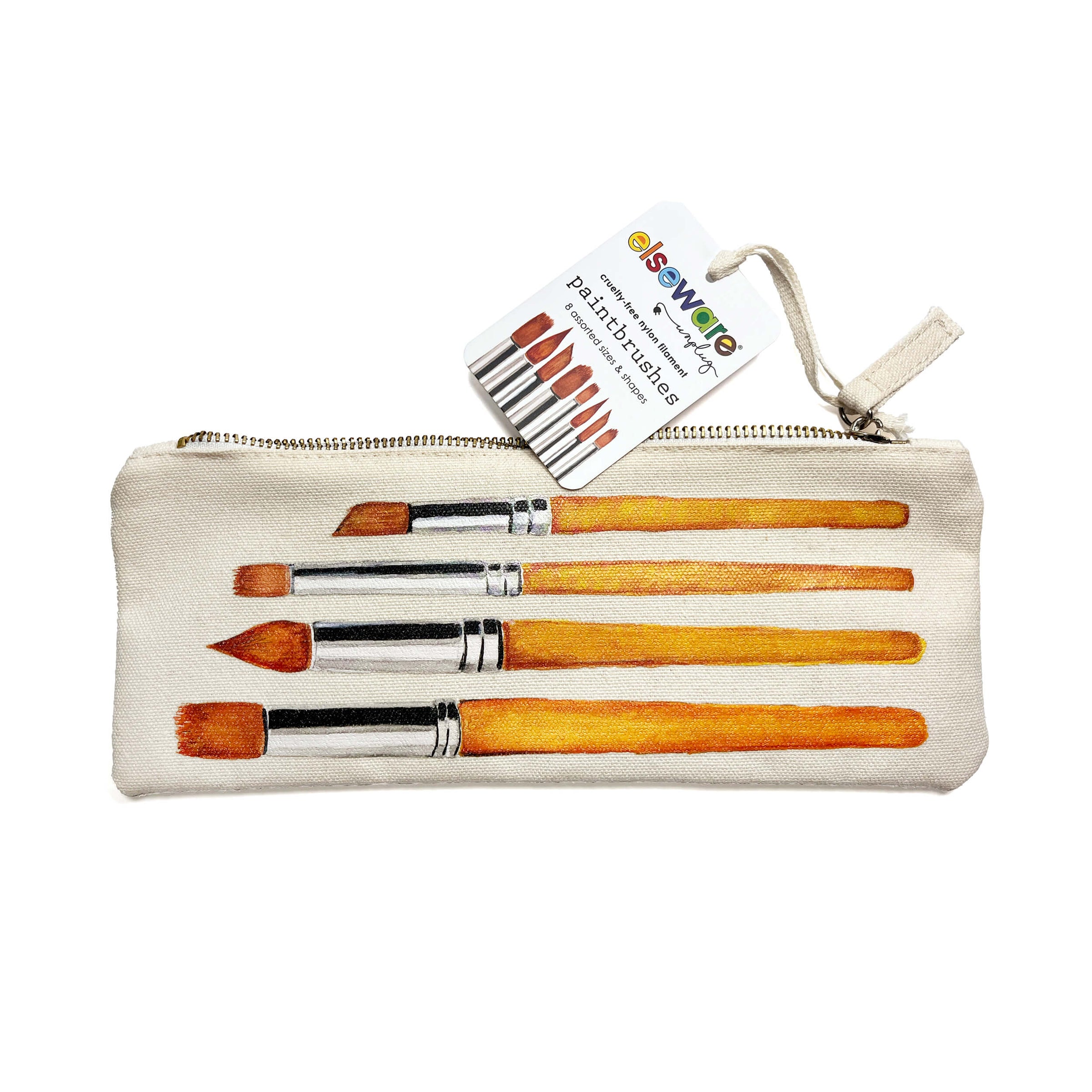 Watercolor Travel Set | Bamboo Case, Brushes, & Paper Pad