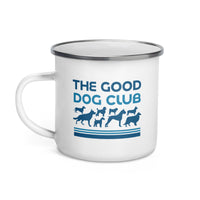 Sebastian & Clementine The Good Dog Club Enamel Mug - Blue