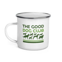 Sebastian & Clementine The Good Dog Club Enamel Mug - Green