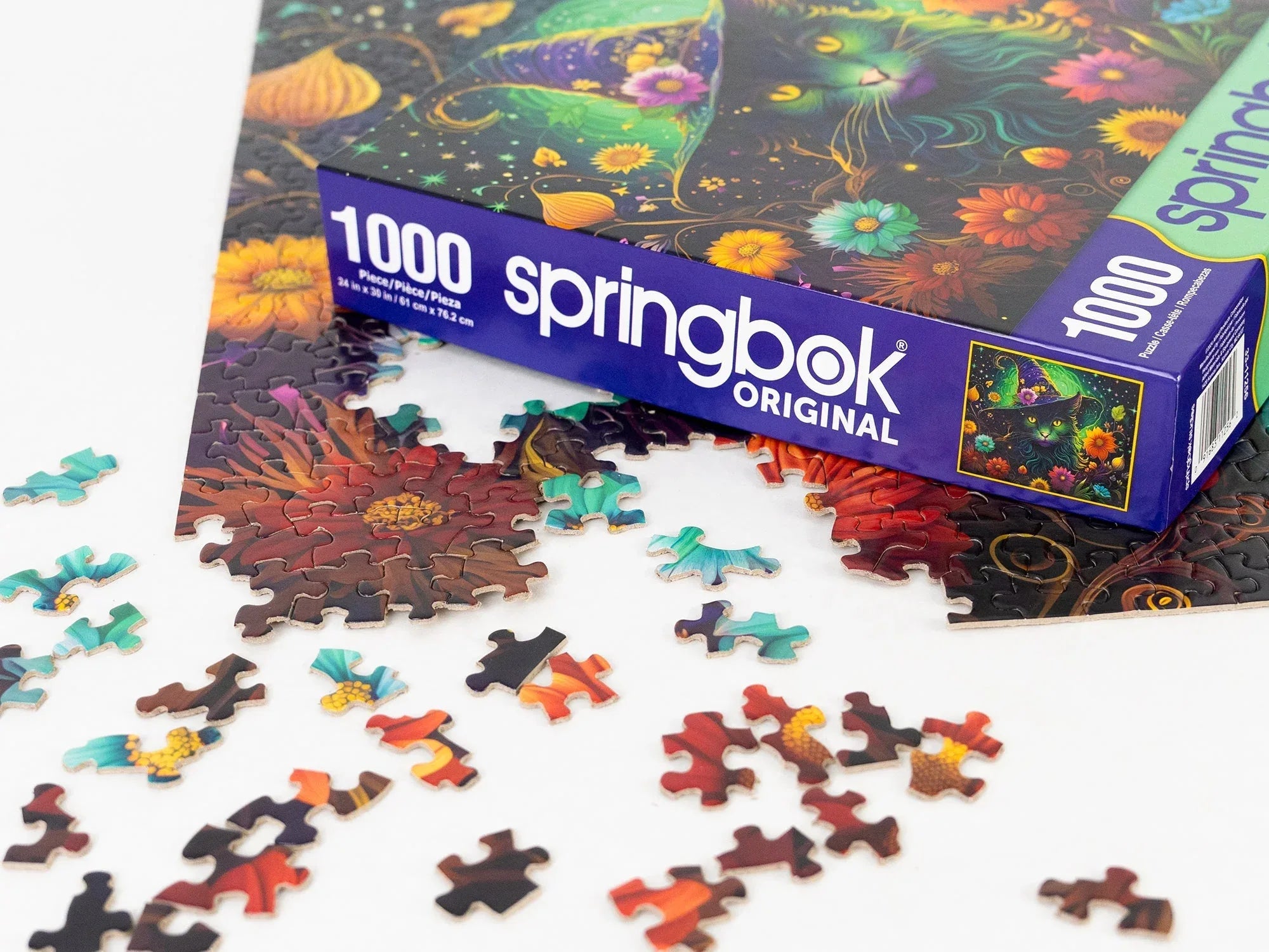 Enchanted Cat 1000 Piece Jigsaw Puzzle | Springbok Puzzles - BIG FRENCHIES