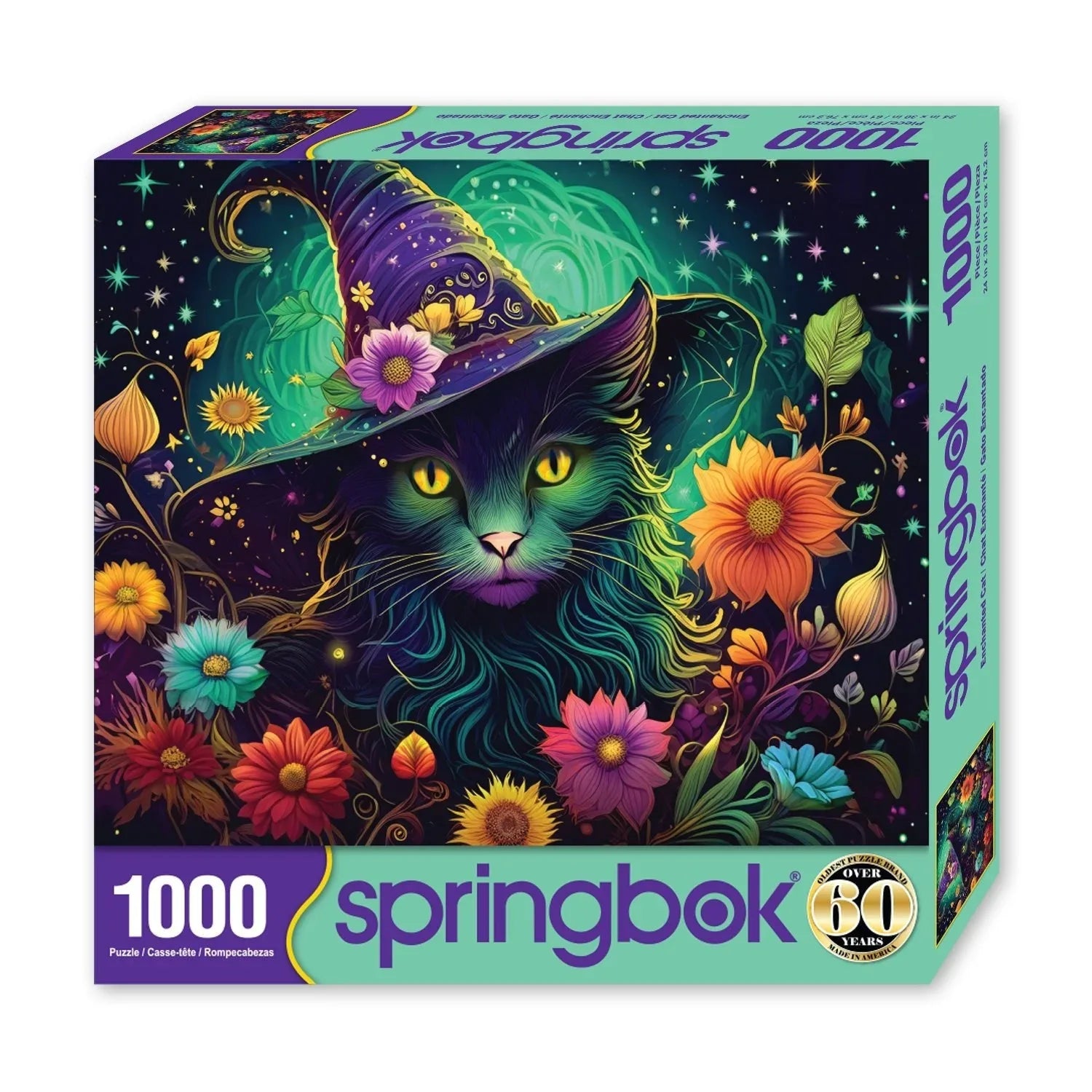 Enchanted Cat 1000 Piece Jigsaw Puzzle | Springbok Puzzles - BIG FRENCHIES
