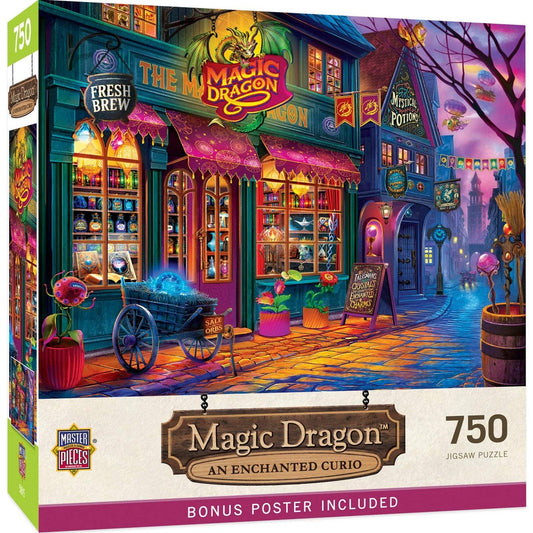 Enchanted Curios - Shopkeepers 750 Piece Jigsaw Puzzle | Masterpieces - BIG FRENCHIES