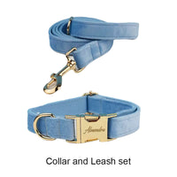 Personalized Blue Velvet Classic Set