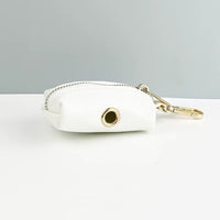 Personalized White Leather Classic Set