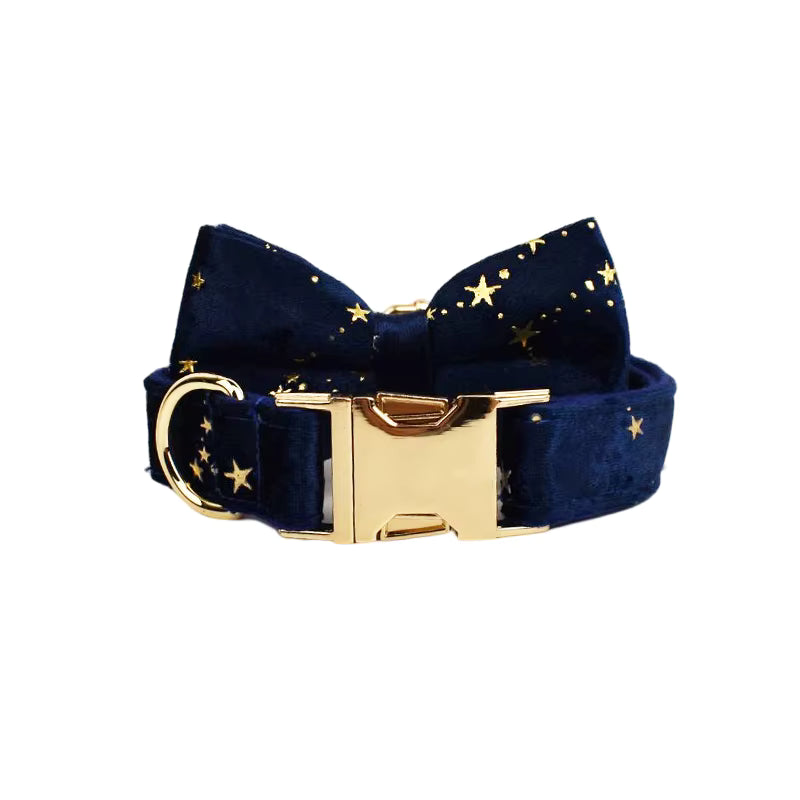 Personalized Dark Blue Velvet Classic Set
