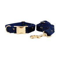 Personalized Dark Blue Velvet Classic Set