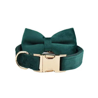 Personalized Green Velvet Classic Set