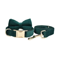 Personalized Green Velvet Classic Set