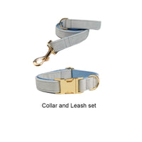 Personalized Light Blue Velvet Classic Set