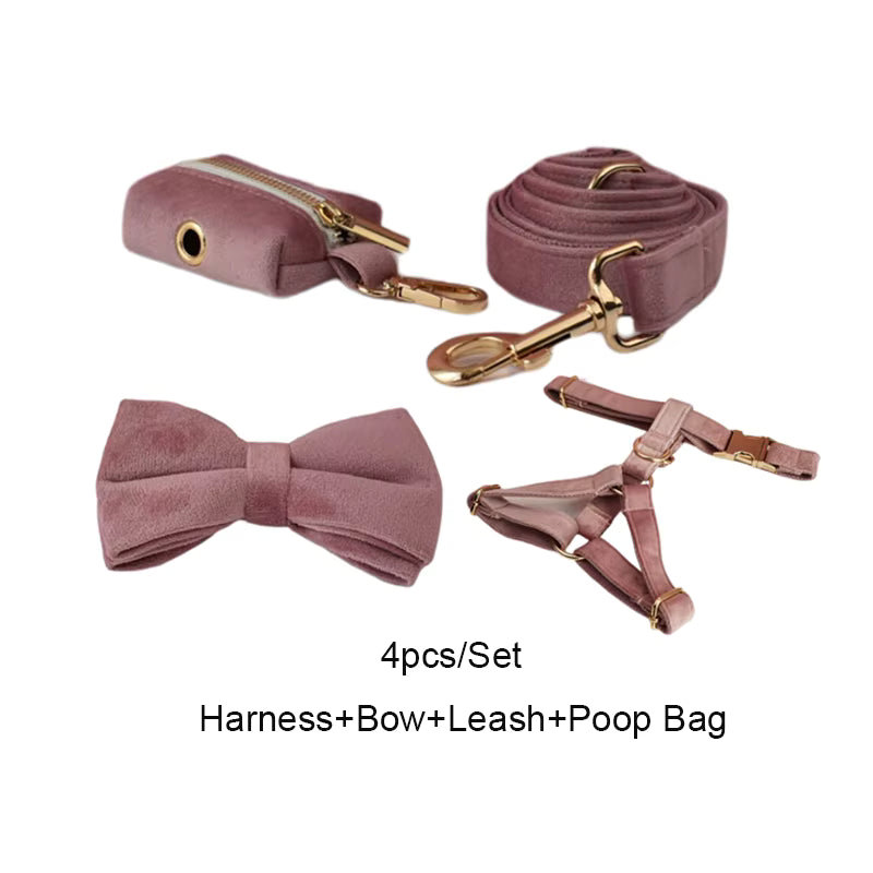 Personalized Light Purple Velvet Classic Set