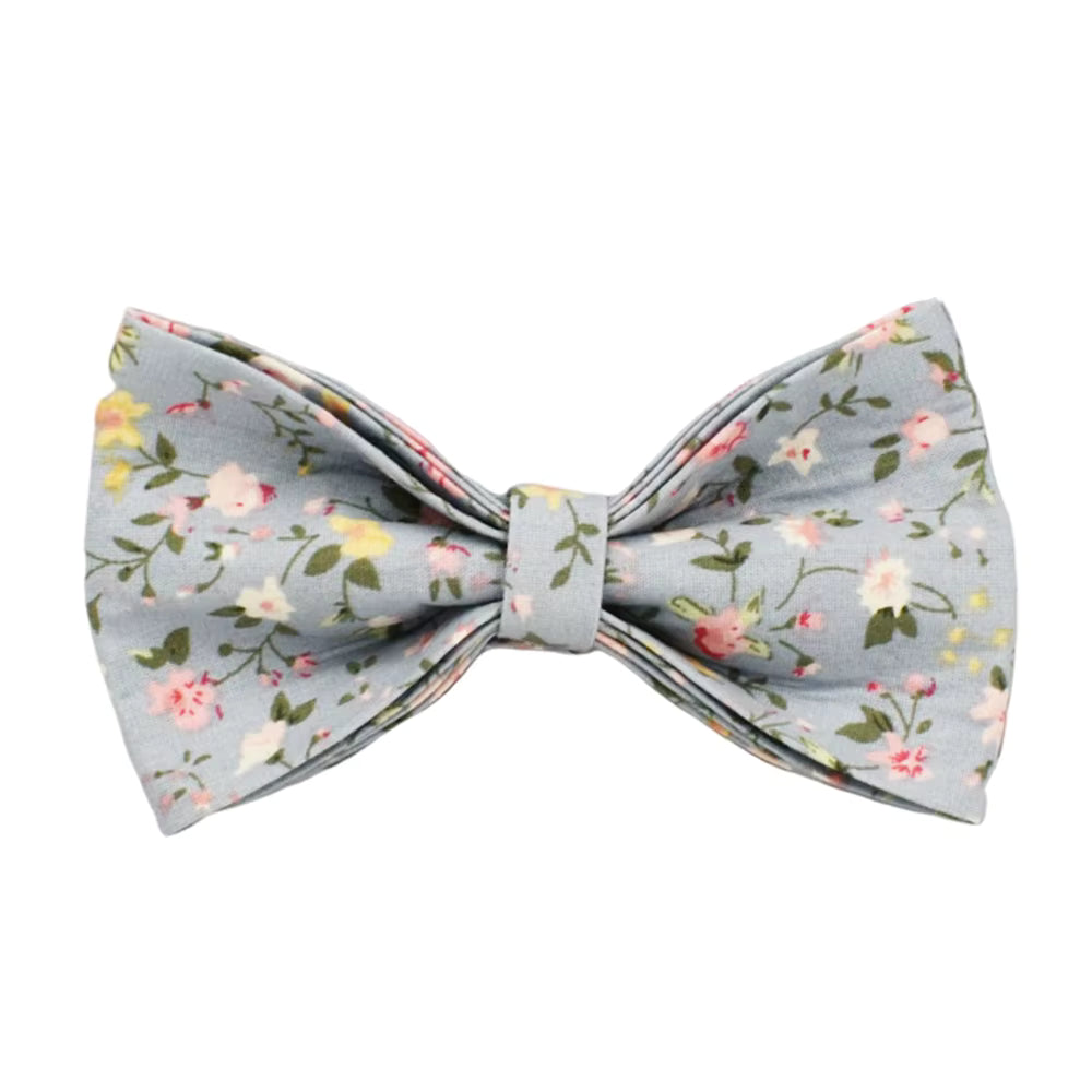 Personalized Dusty Blue Floral Classic Set