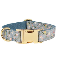 Personalized Dusty Blue Floral Classic Set