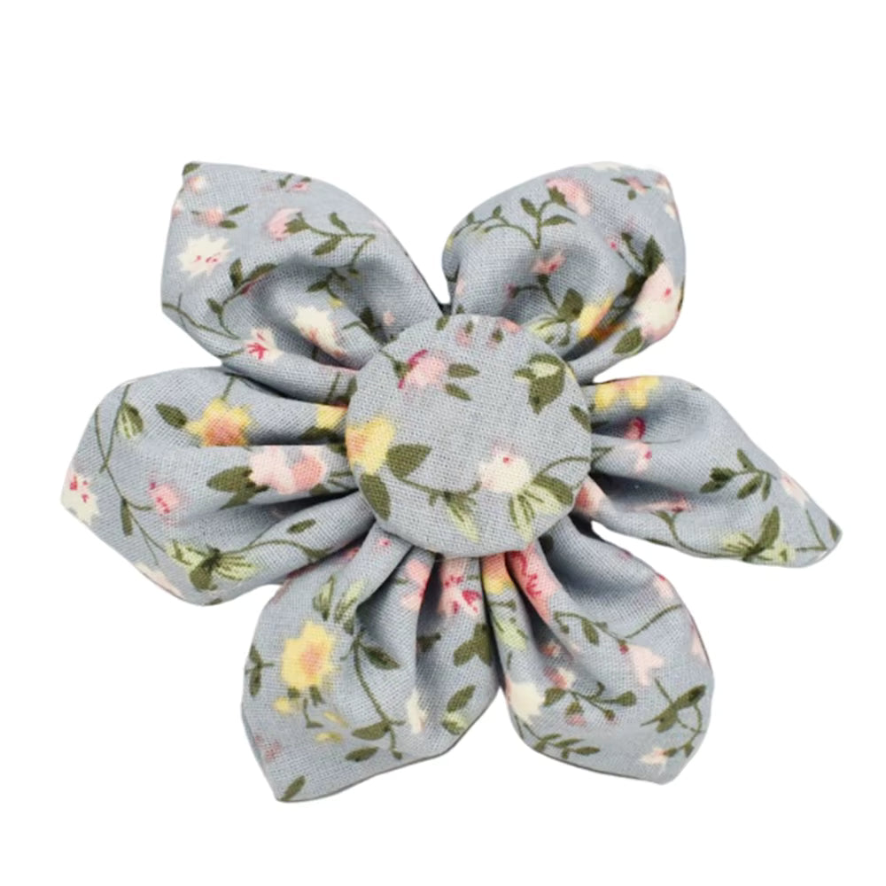 Personalized Dusty Blue Floral Classic Set