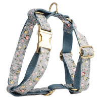 Personalized Dusty Blue Floral Classic Set