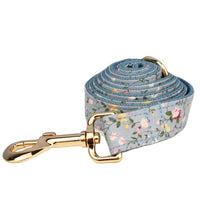 Personalized Dusty Blue Floral Classic Set