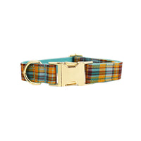 Personalized Autumn Blue Plaid Classic Set
