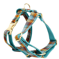 Personalized Autumn Blue Plaid Classic Set