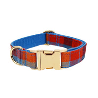 Personalized Midnight Copper Plaid Classic Set