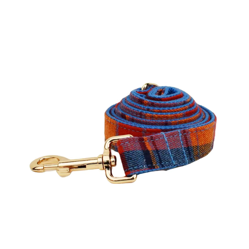 Personalized Midnight Copper Plaid Classic Set