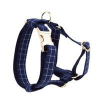 Personalized Plaid Dark Blue Classic Set