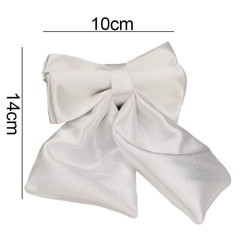 Personalized Wedding Pure White Satin Classic Set