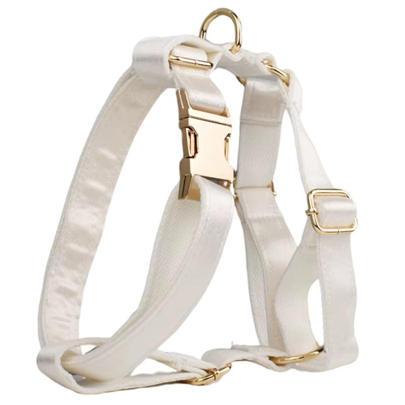 Personalized Wedding Pure White Satin Classic Set