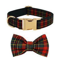 Personalized Red Tartan Christmas Classic Set