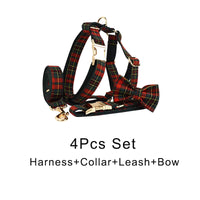 Personalized Red Tartan Christmas Classic Set