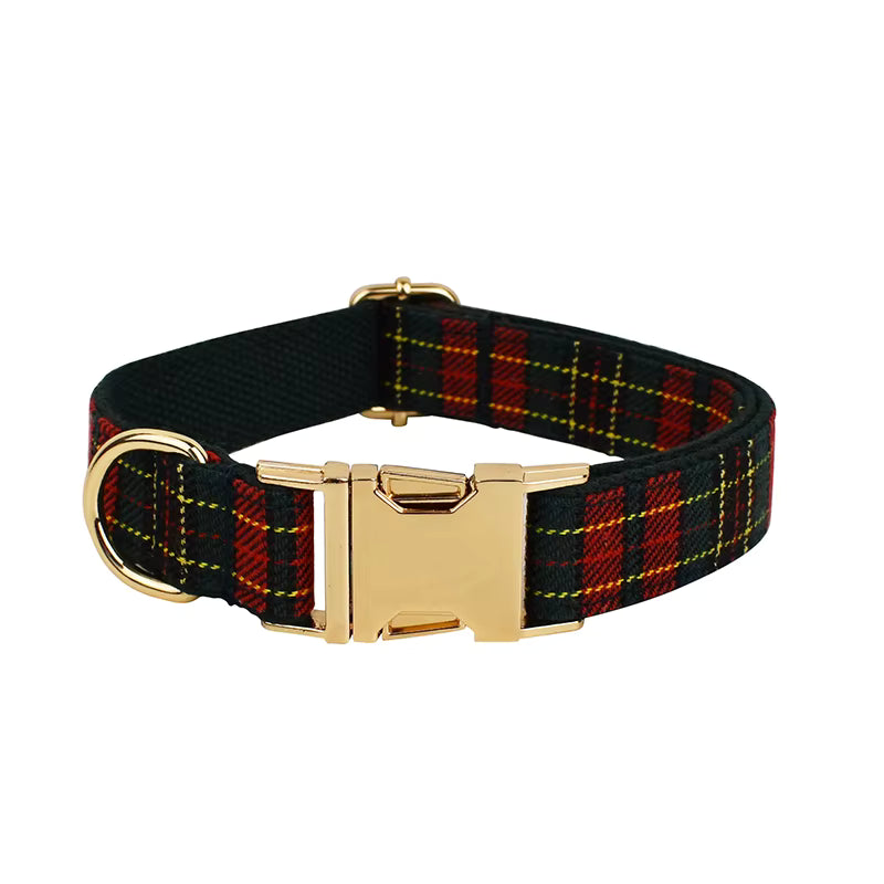 Personalized Red Tartan Christmas Classic Set