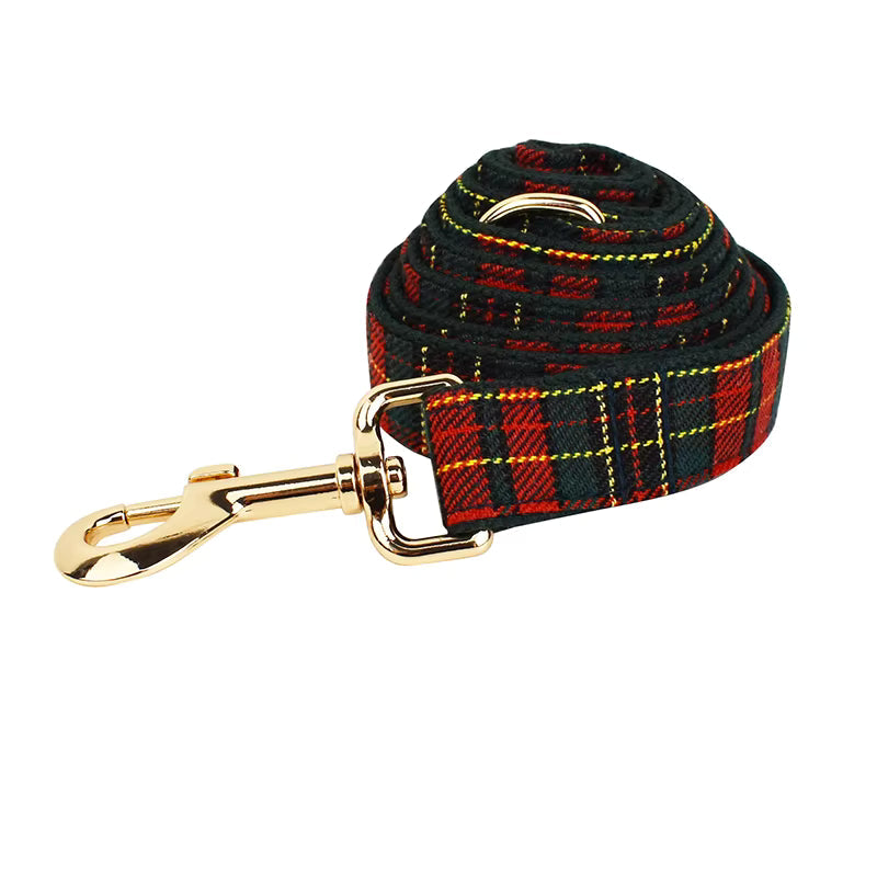 Personalized Red Tartan Christmas Classic Set