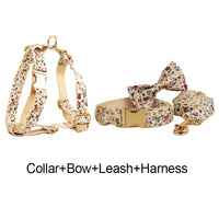 Personalized Soft Ivory Blossom Floral Classic Set