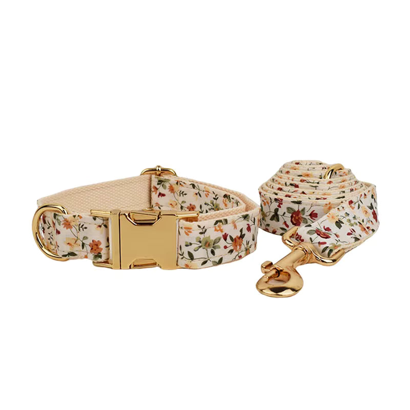 Personalized Soft Ivory Blossom Floral Classic Set