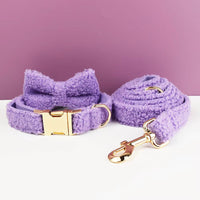 Personalized Teddy Purple Velvet Classic Set