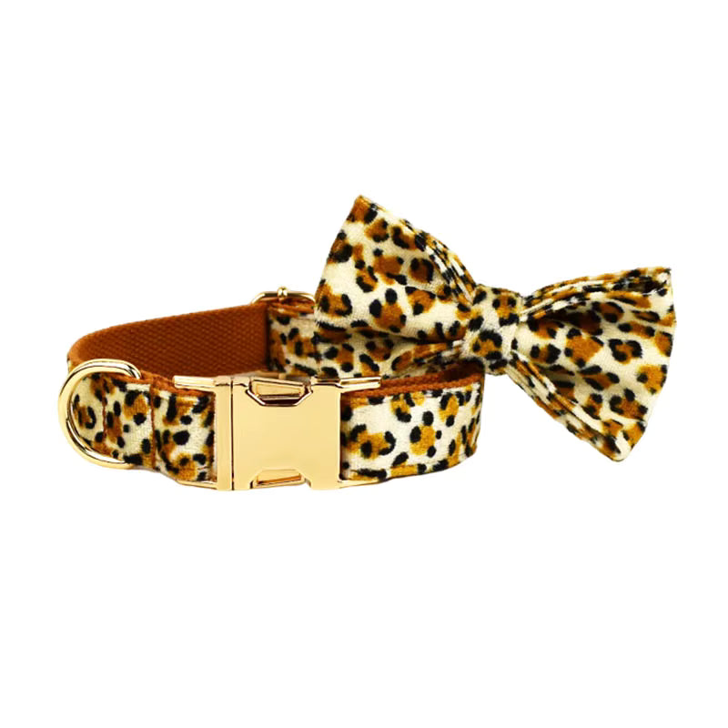 Personalized Velvet Leopard Classic Set