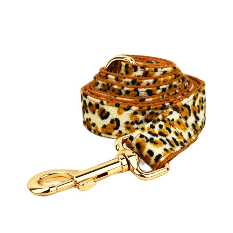 Personalized Velvet Leopard Classic Set